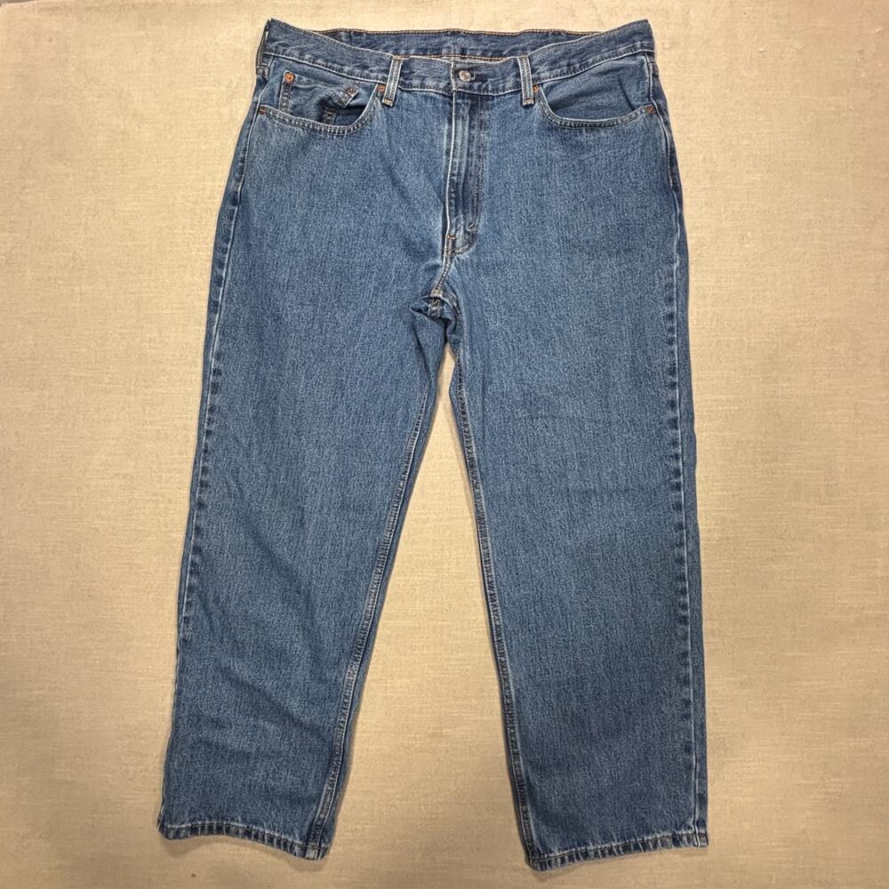 Levis 550 Jeans Mens W38 L30 38x30 Relaxed Fit Tapered Classic Casual Denim Work